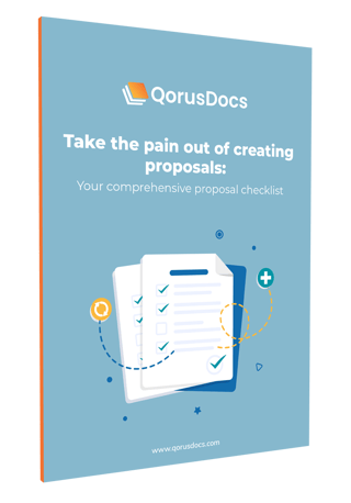 Take the pain out of proposals checklist