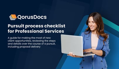 Pursuit Process Checklist for Professional Services