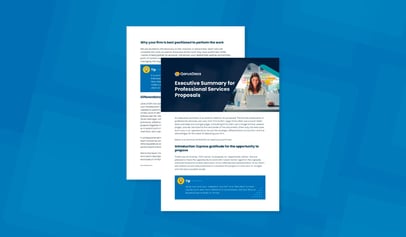Professional Services Exec Summary Template
