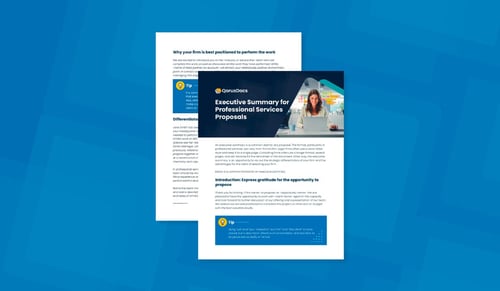 Executive Summary for Professional Services Proposals