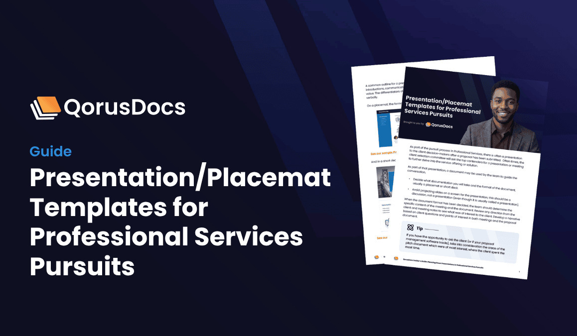 Process Placemat Examples Free Downloadable Professional Services Templates | Qorusdocs