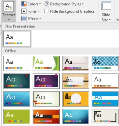 PowerPoint 2016 pre-installed themes.jpg