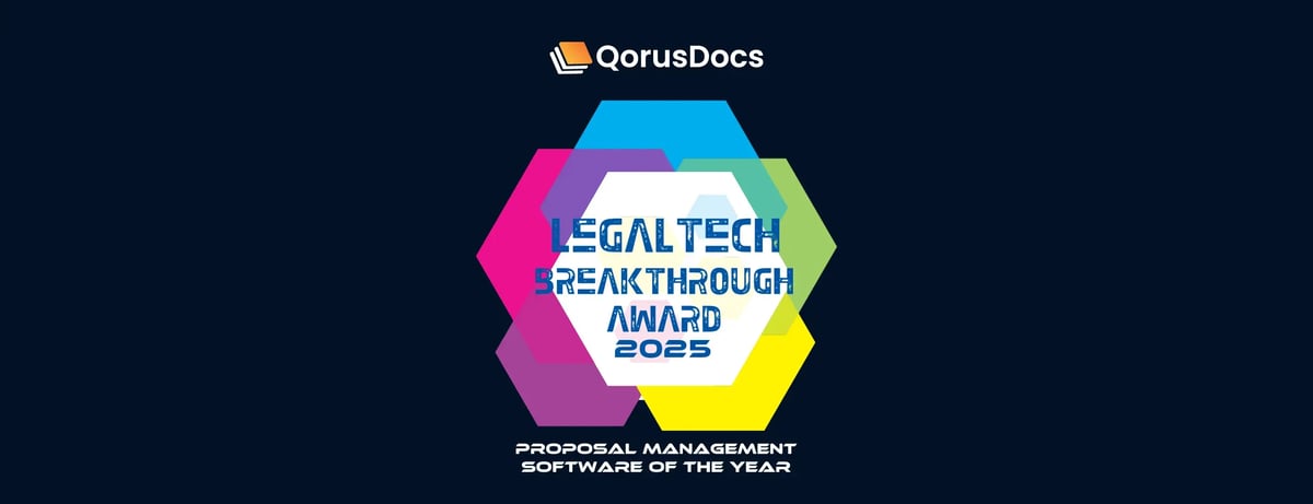 DO NOT USE | AI in Action: QorusDocs Wins LegalTech Breakthrough Award for Best Proposal Solution (Clone)