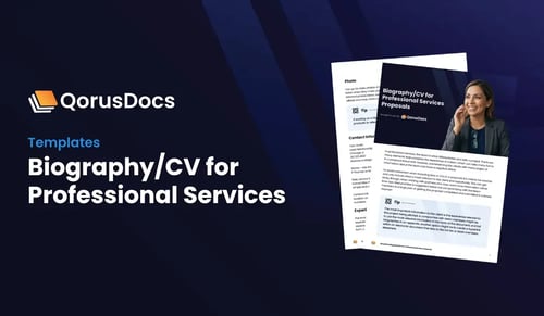 Professional Services Bio/CV Template