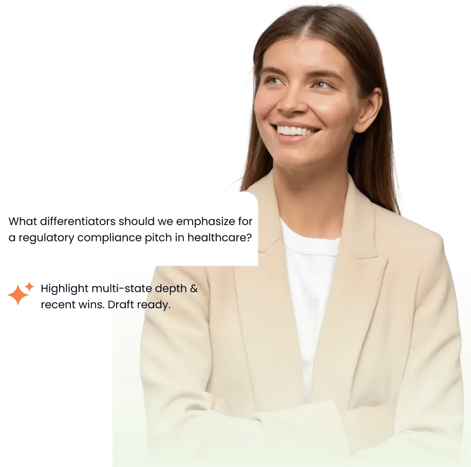 Law Firm Executive using QorusDocs AI