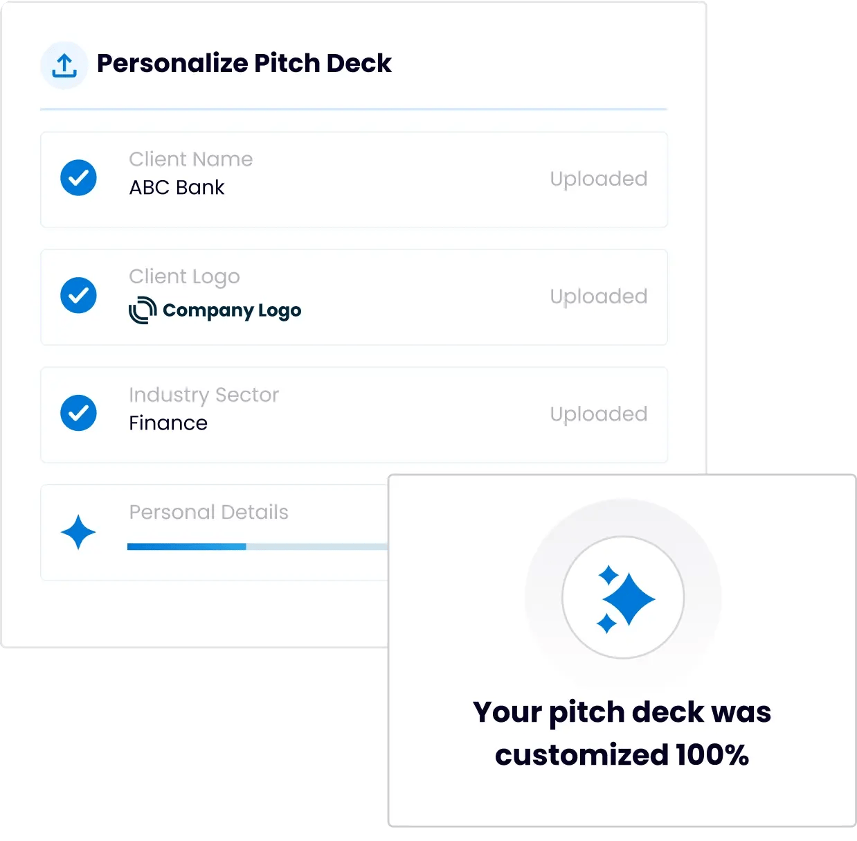 Automate brand compliant pitch decks in minutes