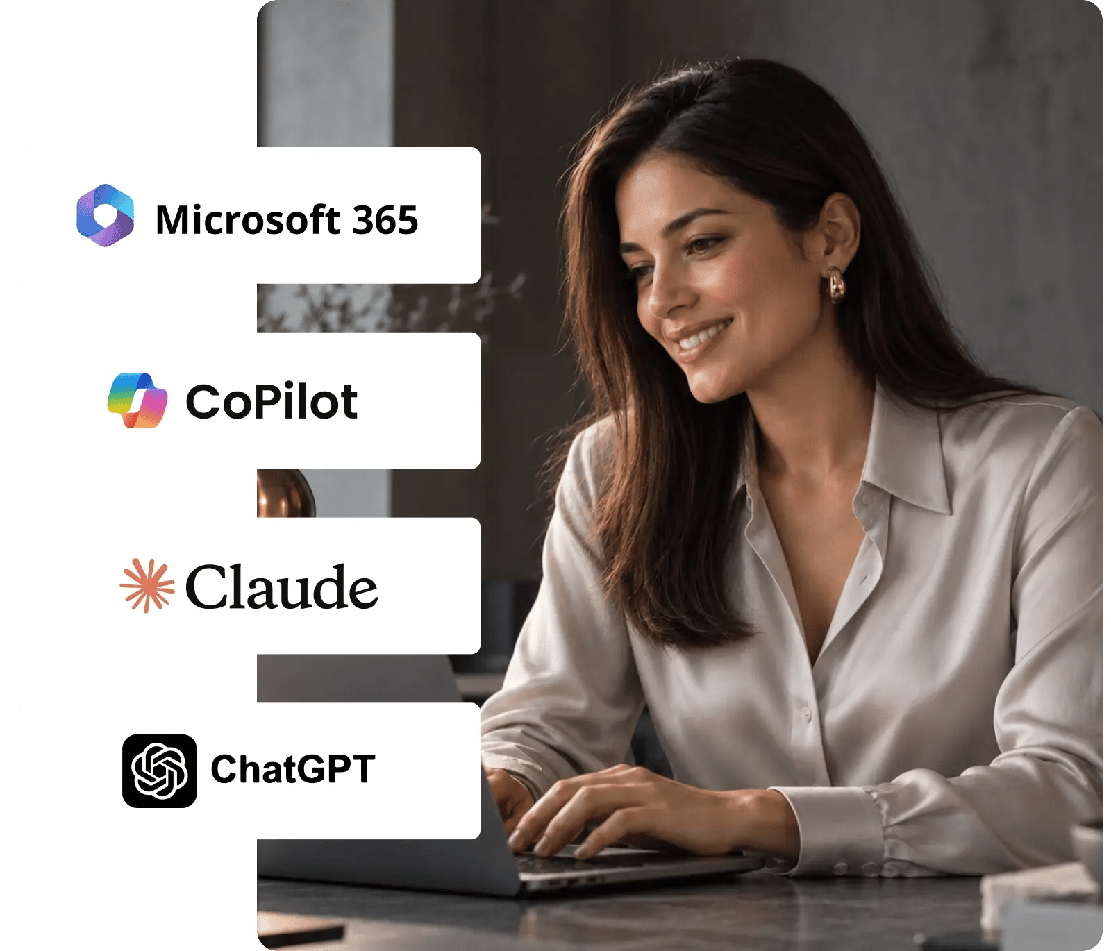 QPilot Workspace running inside Microsoft 365, Copilot, Claude, and ChatGPT