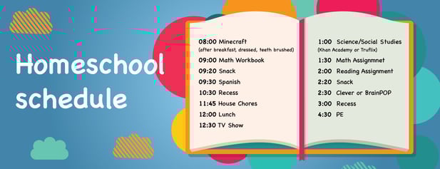 Homeschool schedule