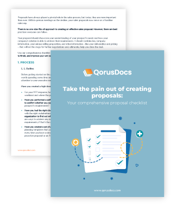Your free proposal checklist