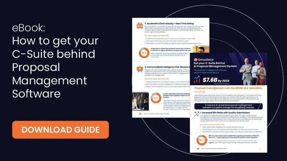 our software | clientpoint proposals | simple to track... Get your C-Suite behind Proposal Management Software